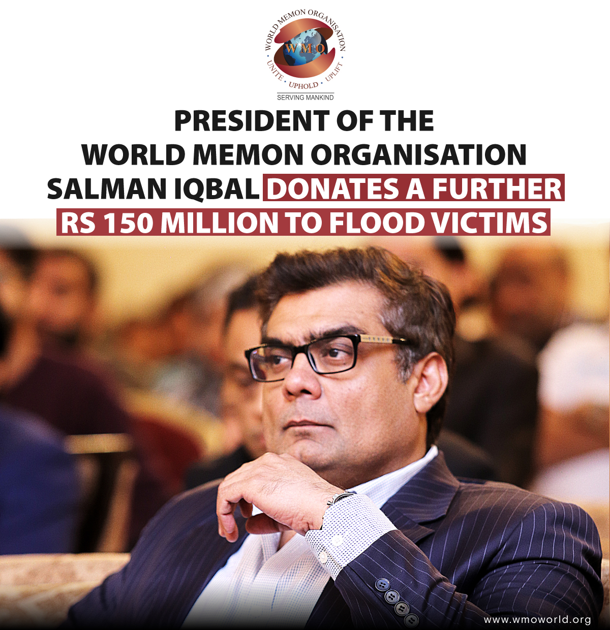 wmo-president-donates-a-further-150-million-rupees-towards-the-flood